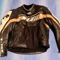 Giacca Moto Pelle Madif e Cordura OJ