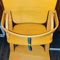 Seggiolone Pappa in Legno 