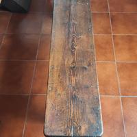 Panchine in legno massello vintage anni ’70