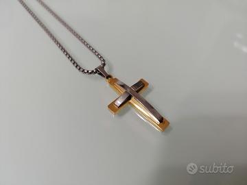 Collana uomo con croce