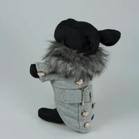 cappotto cane grigio pellicciot