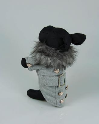 cappotto cane grigio pellicciot