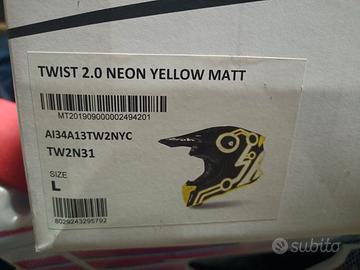 Casco Airoh Twist 2.0 neon Matt tg L