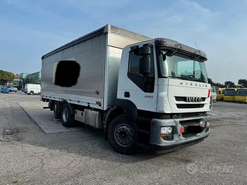 Iveco stralis 260 s 330 cassone + telo 6x2+sponda