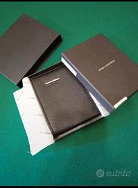 portafogli Piquadro in pelle nera 