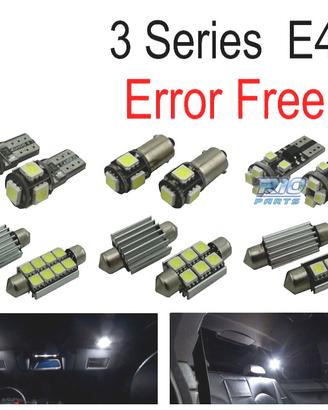 KIT 17 LAMPADE LED INTERNE BMW SERIE 3 E46 SEDAN C