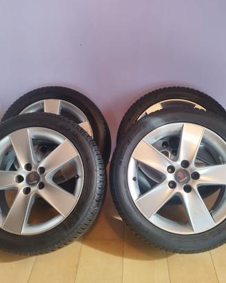 Cerchi 17 5x110 + 4 stagioni 235 (Saab/Opel/Alfa)