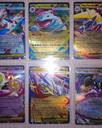 Lotto Carte Pokemon ITA Mega Ex Holo Megaevoluzion