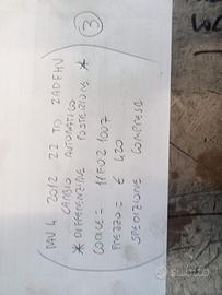 DIFFERENZIALE POSTERIORE RAV 4 2012 2.2 TD