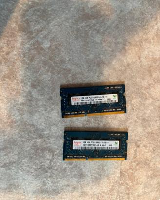 RAM DDR3 SODDRIM 1Gb x 2