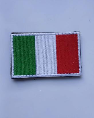 patch bandiera italiana con velcro