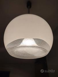 Lampadario Sfera 40cm Murano Anni '70