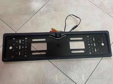 Portatarga con telecamera