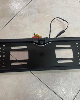Portatarga con telecamera