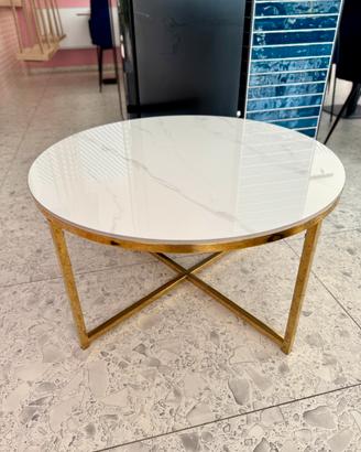 Tavolino da salotto moderno Piano effetto marmo