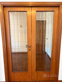 4 vetri decorativi vintage per porte interne
