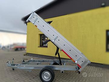 Rimorchio ribaltabile 253 x 152 cm. MC 750 Kg.