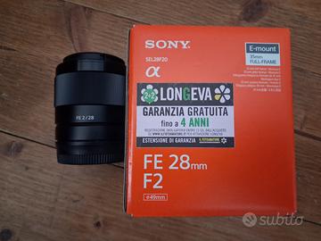 Obiettivo Sony 28mm f/2 (fullframe e APS-C)