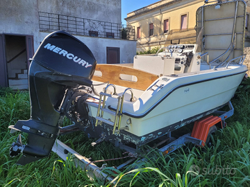 Barca Capelli 17 e motore Mercury 40/60