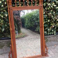 Grande specchiera in legno inizi '900
