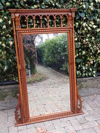 Grande specchiera in legno inizi '900
