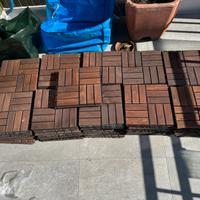 Piastrelle Legno runnen Ikea per giardini/terrazzi