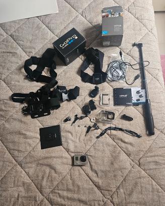 go pro hero 3 silver + accessori 