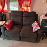 Divano 2 posti - recliner manuale