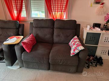 Divano 2 posti - recliner manuale