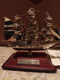 Barca a vela in metallo modellino