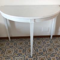 Tavolo consolle bianco