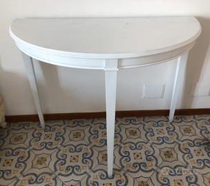 Tavolo consolle bianco
