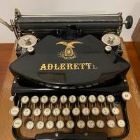 Rara macchina da scrivere antica Alder