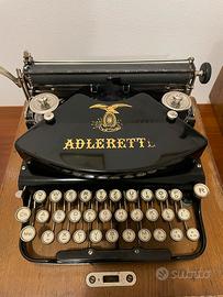 Rara macchina da scrivere antica Alder
