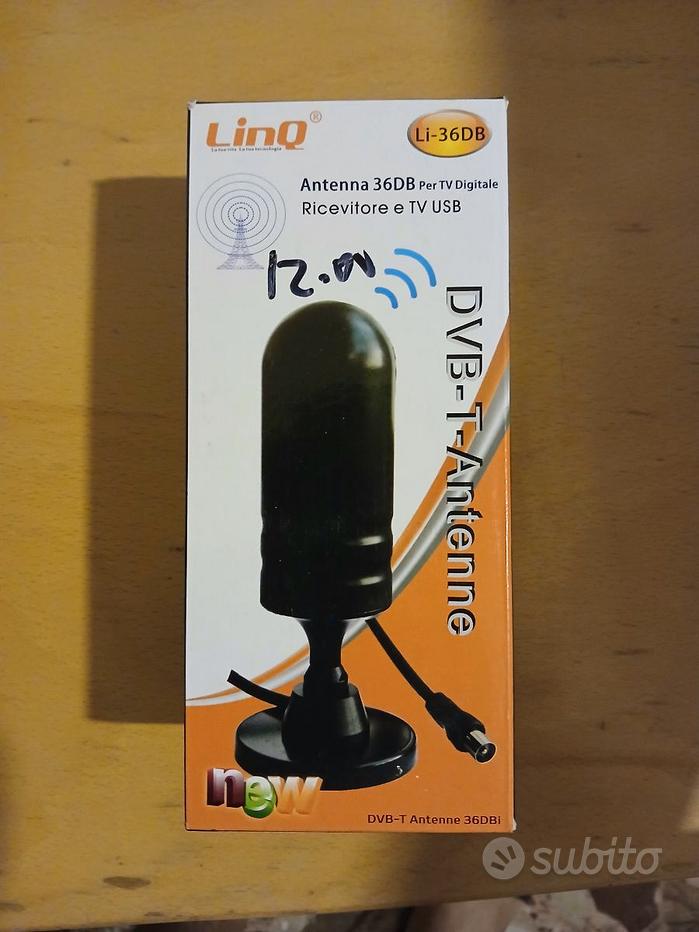Bingfu Antenna TV Interna Telescopica HDTV Digitale Terrestre con