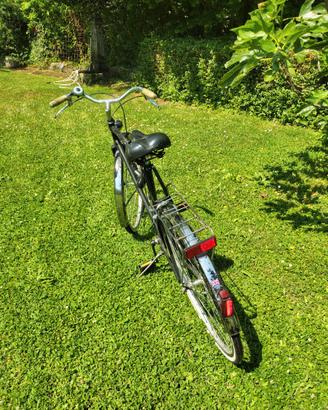 Bicicletta uomo city bike nera