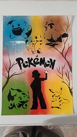 Pokemon spray art