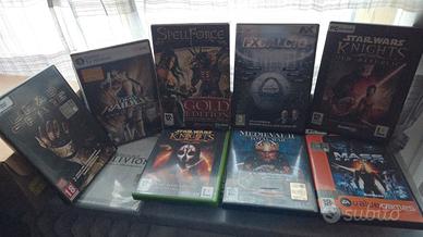 Assortimento di giochi PC anni 2000-2010