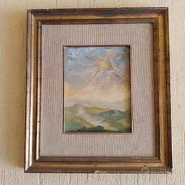 dipinto a mano a olio raggio di sole Vanna Gozzi 