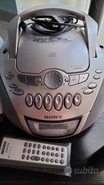 Radio CD stereo portatile