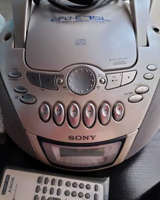 Radio CD stereo portatile