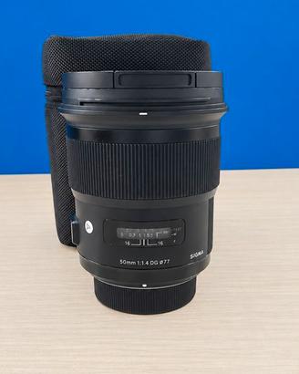Sigma 50 F1.4 DG ART per Nikon F Usato
