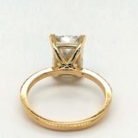 Anello 18kt, diamante 4,2 ct, certificato IGI