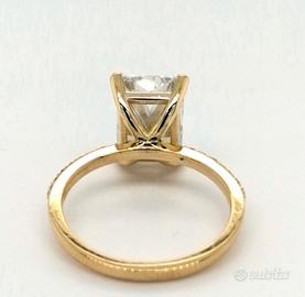 Anello 18kt, diamante 4,2 ct, certificato IGI
