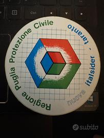 Adesivi NUOVA ITALSIDER Taranto&Prot.Civile -aa'80
