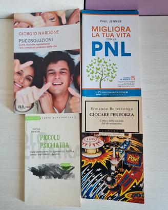 Lotto 4 Libri Psicologia e PNL - Nardone, Jenner,
