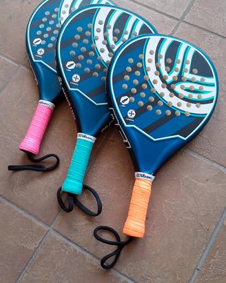3 racchette padel 