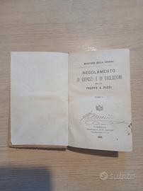 Librino Regolamento di esercizi e di evoluzioni pe