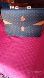BORSA VINTAGE ORIGINALE VALLEVERDE CON TRACOLLA.