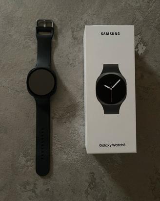 Samsung Galaxy Watch 8 Grafite 44mm+scatola+cover